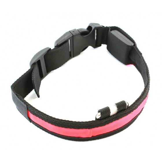 Περιλαίμιο σκύλου AG232 με φωτισμό LED, 34-44cm σε διάφορα χρώματα