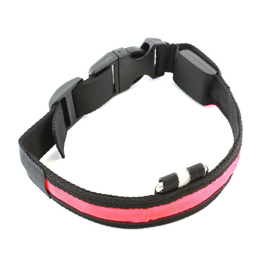 Περιλαίμιο σκύλου AG232 με φωτισμό LED, 34-44cm σε διάφορα χρώματα