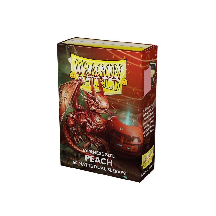 DRAGON SHIELD JAPANESE MATTE DUAL SLEEVES PEACH(ART15153)