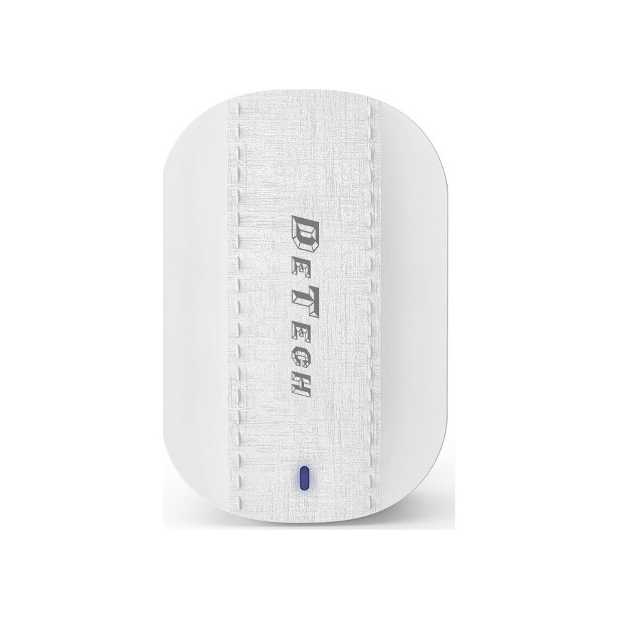 De Tech Φορτιστής Χωρίς Καλώδιο με 2 Θύρες USB-A Λευκός (DE-15)40095