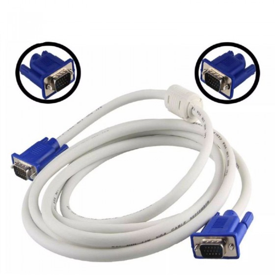 De Tech Cable VGA male - VGA male 5m (18014)