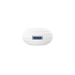 De Tech Φορτιστής με Θύρα USB-A και Καλώδιο USB-C Λευκός (DE-28C)14135