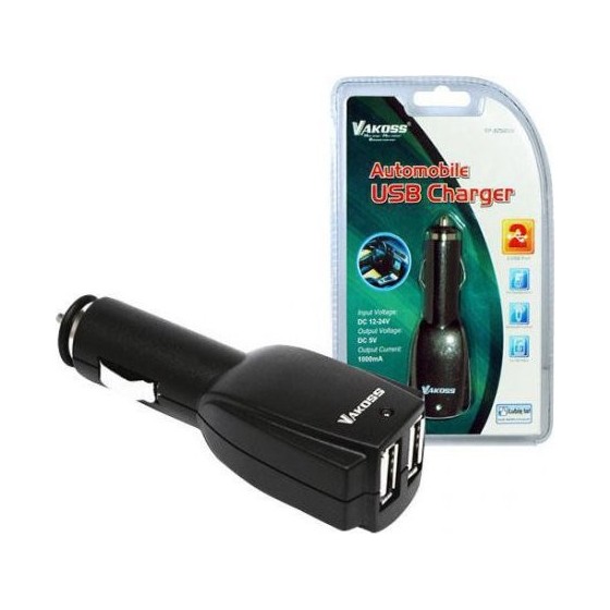 Φορτιστής αυτοκινήτου TP-3258UK για USB συσκευές με 2 USB