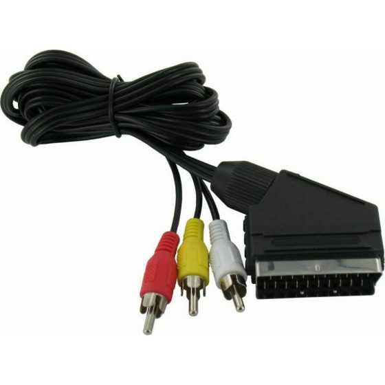 Καλώδιο 1.5M Scart To 3RCA Cable 