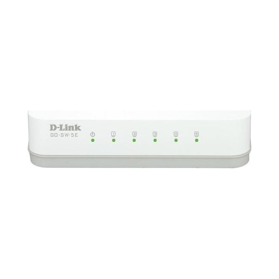 D-Link GO-SW-5E Unmanaged L2 Switch με 5 Θύρες Ethernet 10/100/1000