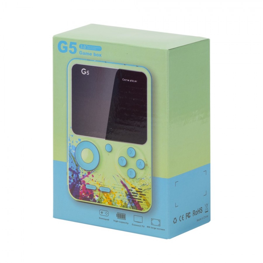 Φορητή κονσόλα παιχνιδιών No brand G5, 3.0", 400 Ενσωματωμένα παιχνίδια χρώμα Μπλἐ (13034)