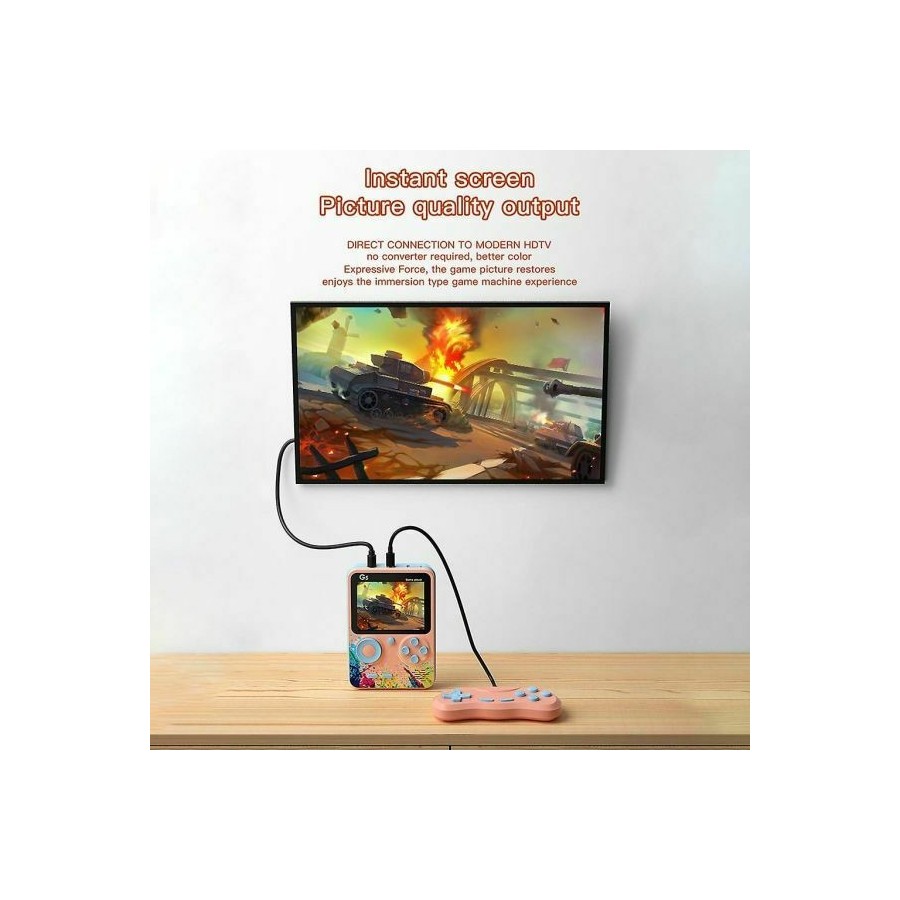 Φορητή κονσόλα παιχνιδιών No brand G5, 3.0", 400 Ενσωματωμένα παιχνίδια χρώμα Μπλἐ (13034)