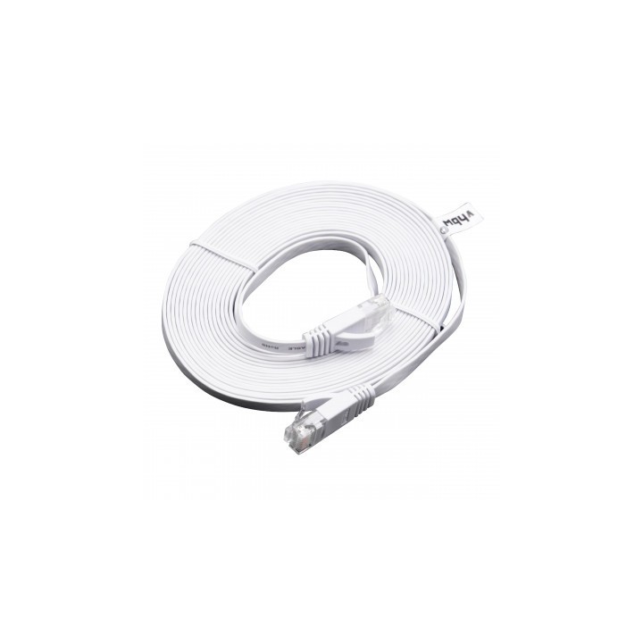 Cable LAN Cat: 6 FLAT 3.0 m DeTech καλώδιο δικτύου 3 μέτρα πλακέ cat6 