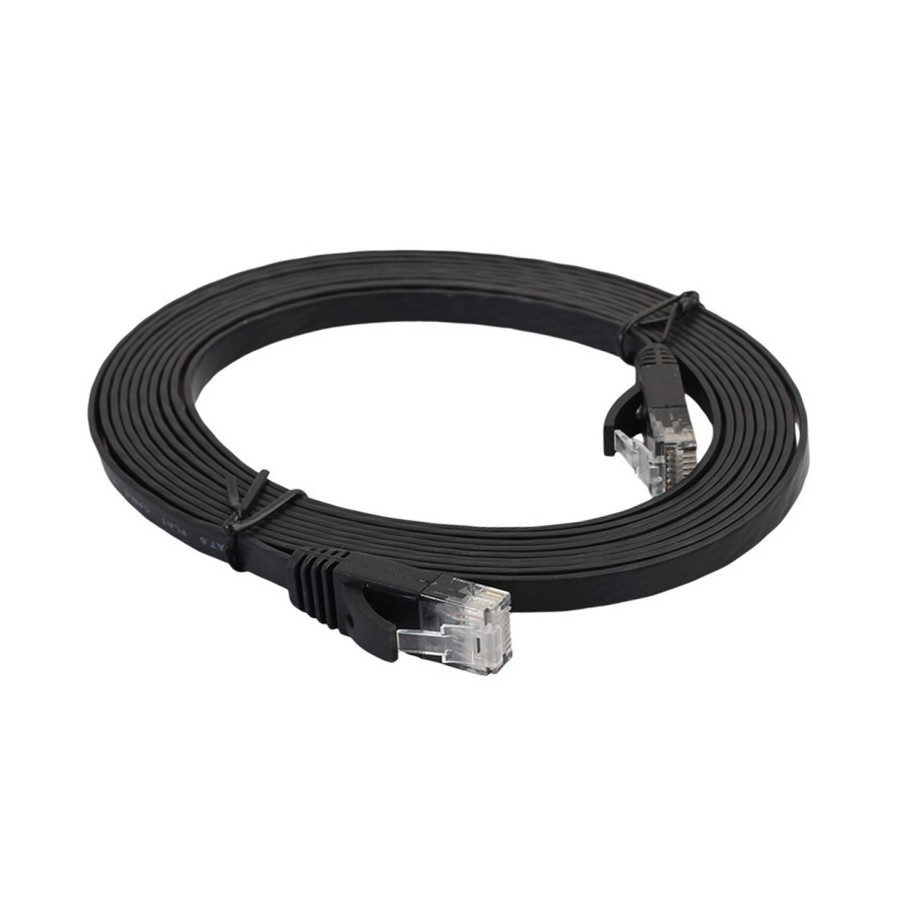 Καλώδιο Δικτύου CAT6, 1.5m, DeTech, Πλακέ