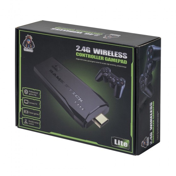 Κονσόλα παιχνιδιών No brand D600, 10000 Ενσωματωμένα παιχνίδια, HDMI, Μαυρο (13042)