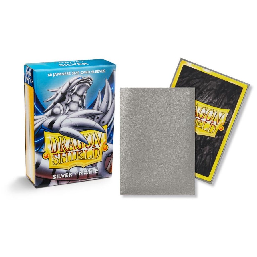 DRAGON SHIELD SILVER SMALL MATTE 60CT(ART11108)