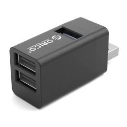 ORICO mini USB hub MINI-U32L, 3x USB ports, μαύρο