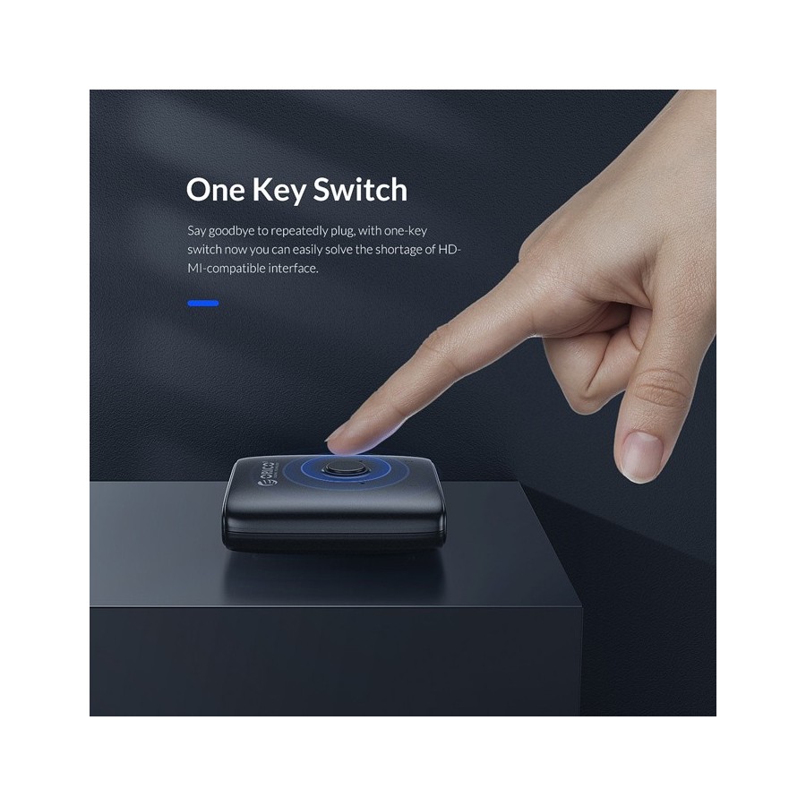 ORICO bi-directional HDMI switch HS2-A1, 4K/60Hz, γκρι