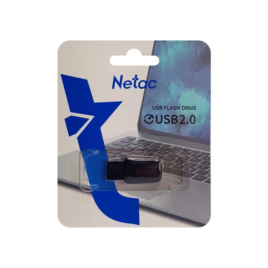 NETAC USB Flash Drive U197, 64GB, USB 2.0, μαύρο