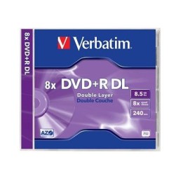 Verbatim Εγγράψιμα DVD+R Dual Layer 8.5GB 1 Τεμάχιο(43540)