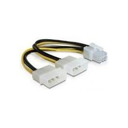 Καλώδιο εσωτερικό τροφοδοτικό 15CM- 6pin PCI express