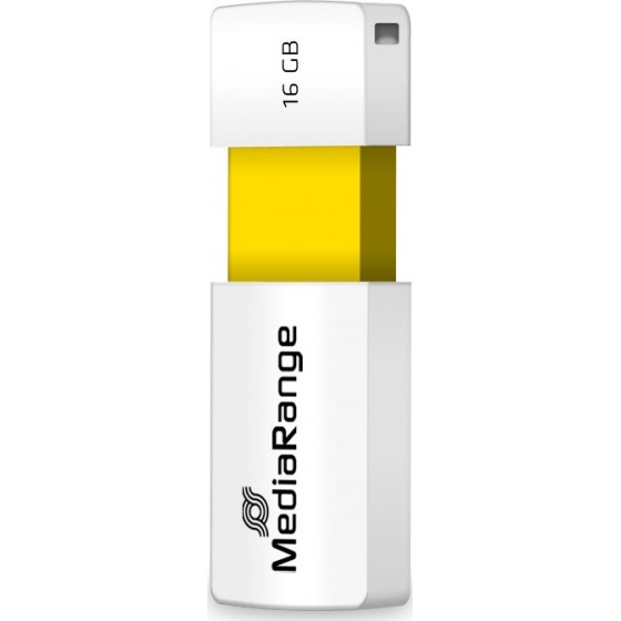 MediaRange USB 2.0 Flash Drive Color Edition 16GB (Yellow) (MR972)