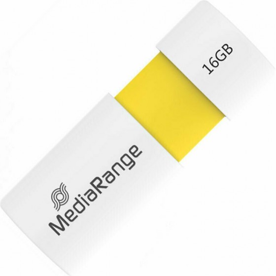 MediaRange USB 2.0 Flash Drive Color Edition 16GB (Yellow) (MR972)