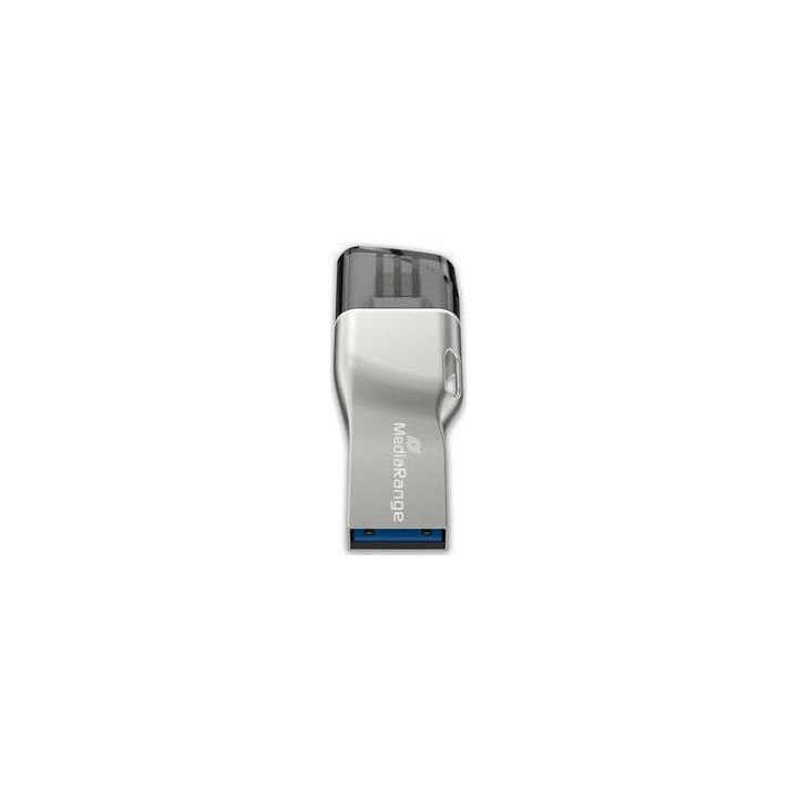 MediaRange USB 3.0 Combo Flash Drive with Apple Lightning plug 16GB (MR981)