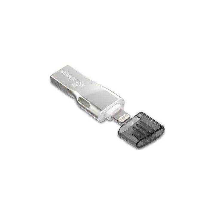 MediaRange USB 3.0 Combo Flash Drive with Apple Lightning plug 16GB (MR981)