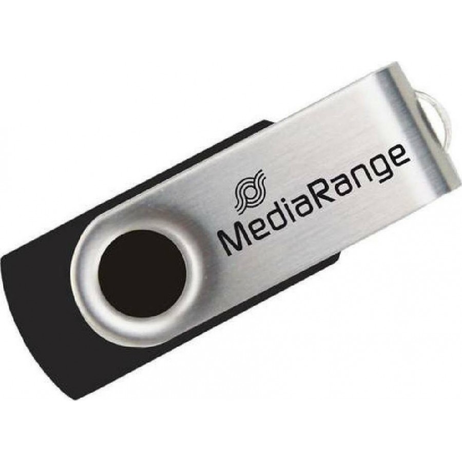 MediaRange USB 2.0 Flash Drive 32GB (Black/Silver) (MR911)