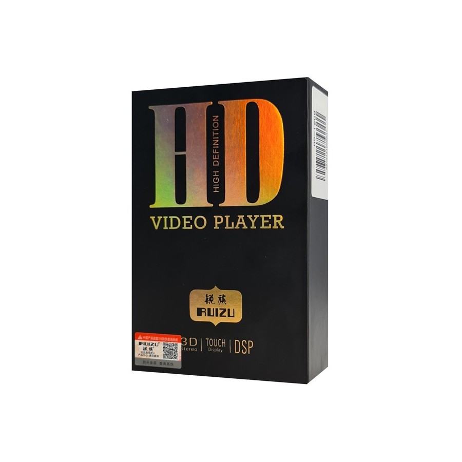 RUIZU MP3 player Η9 με οθόνη αφής 3.8", 16GB, BT, 1000mAh, μαύρο