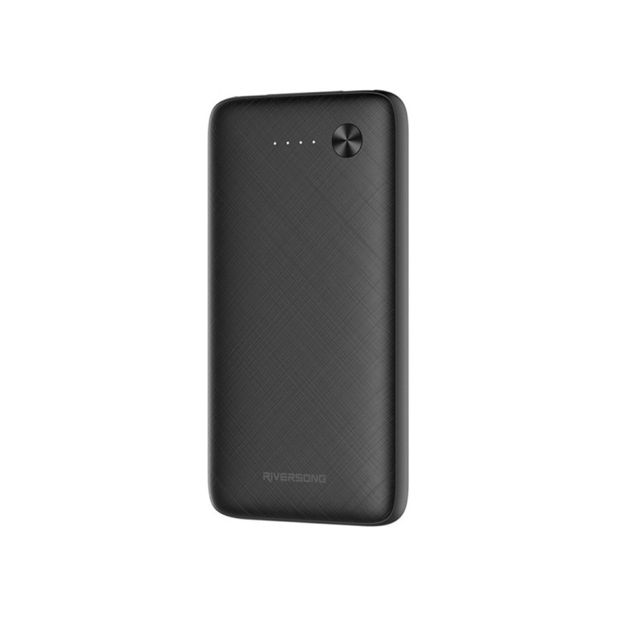 Riversong Horizon 10 Power Bank 10000mAh με 2 Θύρες USB-A Μαύρο(PB30-B)