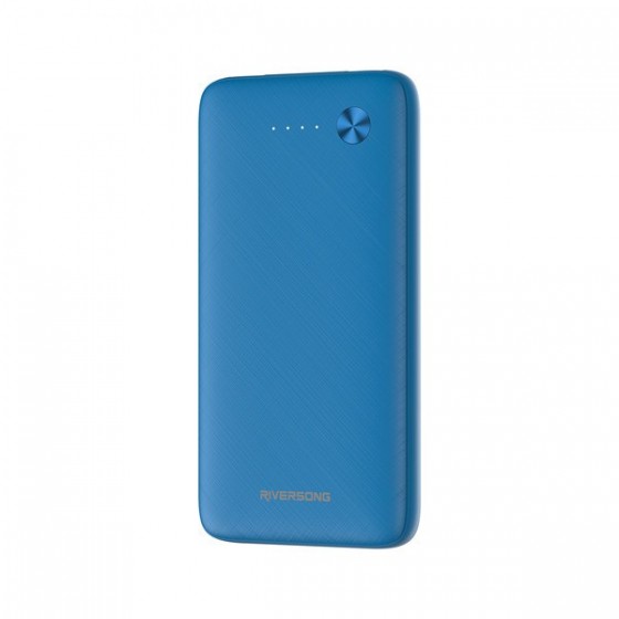 Riversong Horizon 10 Power Bank 10000mAh με 2 Θύρες USB-A Μπλε(PB30BL)