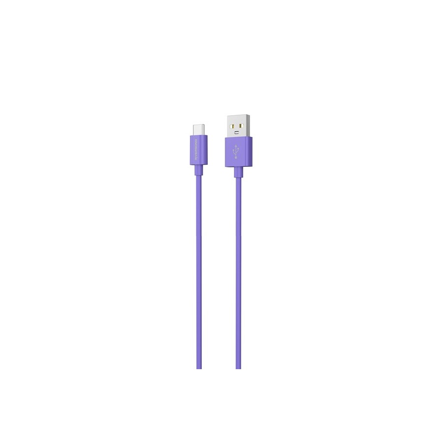 Riversong Lotus 08 USB 2.0 Cable USB-C male - Μωβ 1.2m (CT71PU)