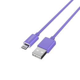 Riversong Lotus 08 USB to Lightning Cable Μωβ 1.2m (CL71PU)