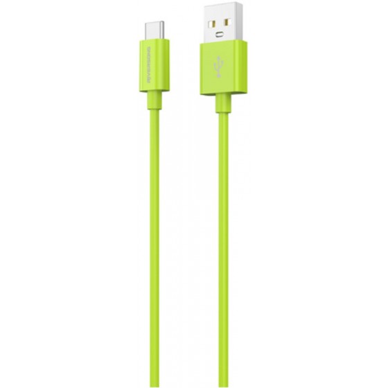 Riversong Lotus 08 USB 2.0 Cable USB-C male - USB-A male Πράσινο 1.2m (CT71G)