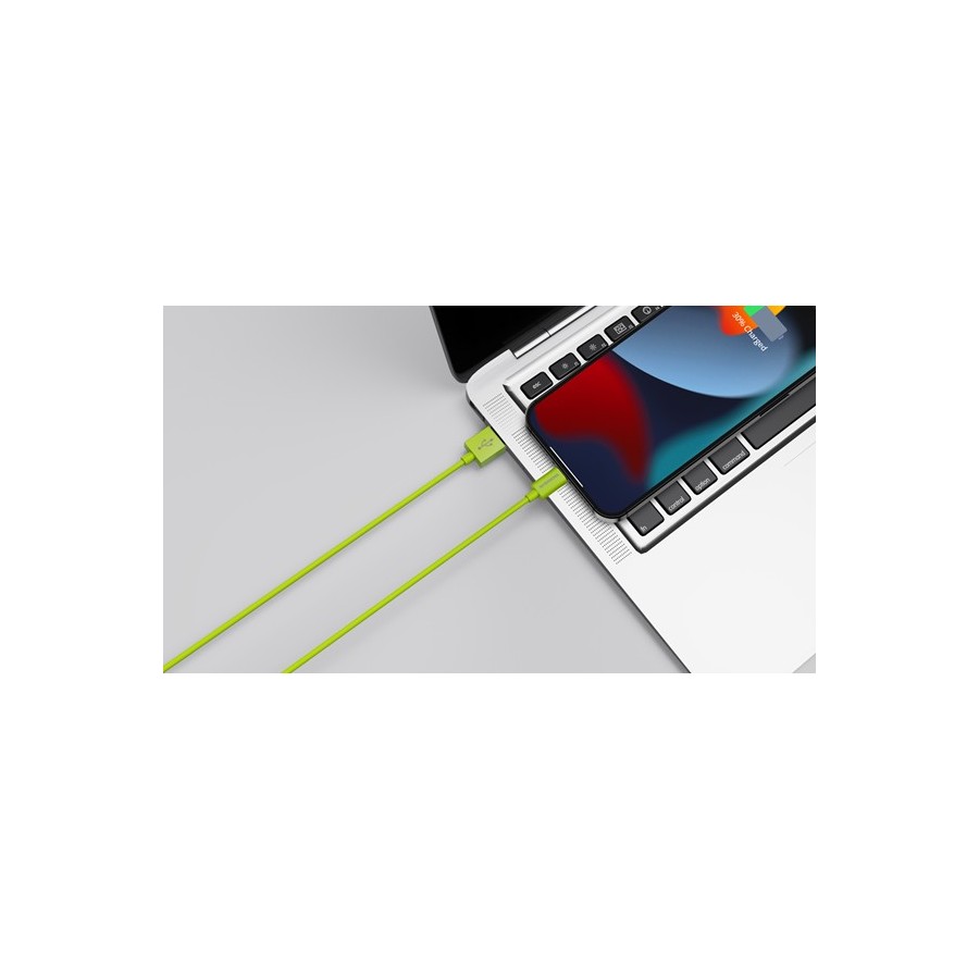 Riversong Lotus 08 USB to Lightning Cable Πράσινο 1.2m (CL71G)