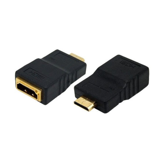 HDMI adaptor to mini HDMI Logilink AH0009-Μετατροπέας HDMI θηλυκο σε HDMI mini αρσ V1. 4 