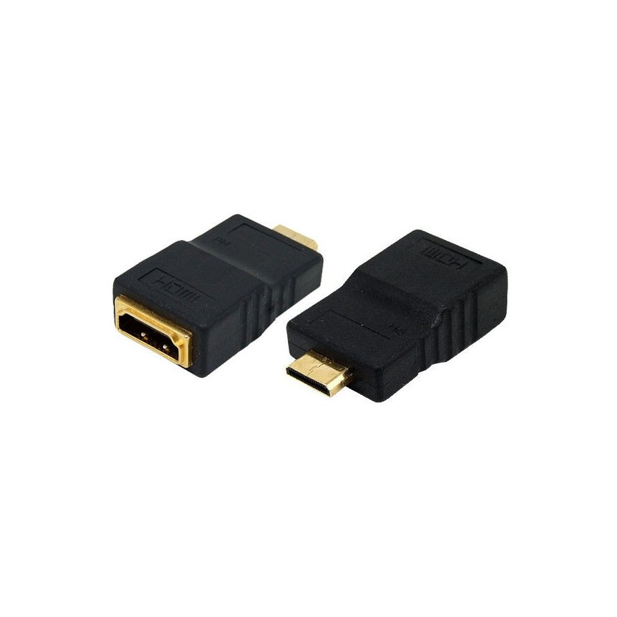 HDMI adaptor to mini HDMI Logilink AH0009-Μετατροπέας HDMI θηλυκο σε HDMI mini αρσ V1. 4 