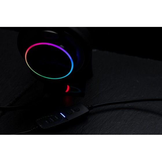 Zeroground Sokun HD-2800 RGB Over Ear Gaming Headset 7.1 με σύνδεση USB