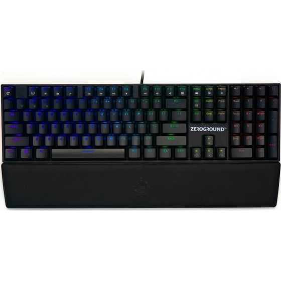 Zeroground KB-3200G Tonado Gaming Μηχανικό Πληκτρολόγιο με Outemu Red διακόπτες και RGB φωτισμό (Αγγλικό US)
