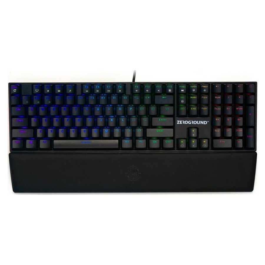 Zeroground KB-3200G Tonado Gaming Μηχανικό Πληκτρολόγιο με Outemu Red διακόπτες και RGB φωτισμό (Αγγλικό US)
