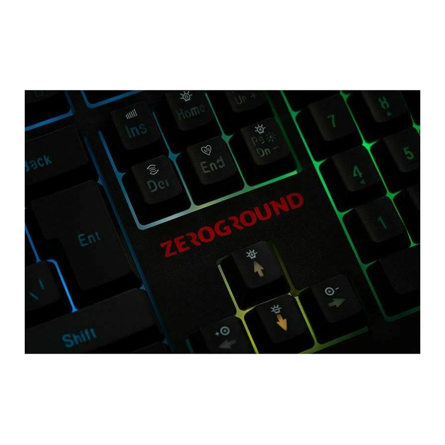 Zeroground KB-3200G Tonado Gaming Μηχανικό Πληκτρολόγιο με Outemu Red διακόπτες και RGB φωτισμό (Αγγλικό US)