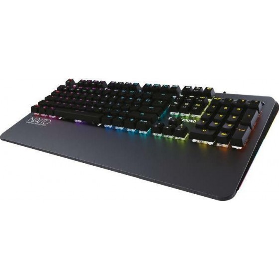 Zeroground KB-3500G Naito Gaming Μηχανικό Πληκτρολόγιο με Outemu Brown διακόπτες και RGB φωτισμό (Αγγλικό US)