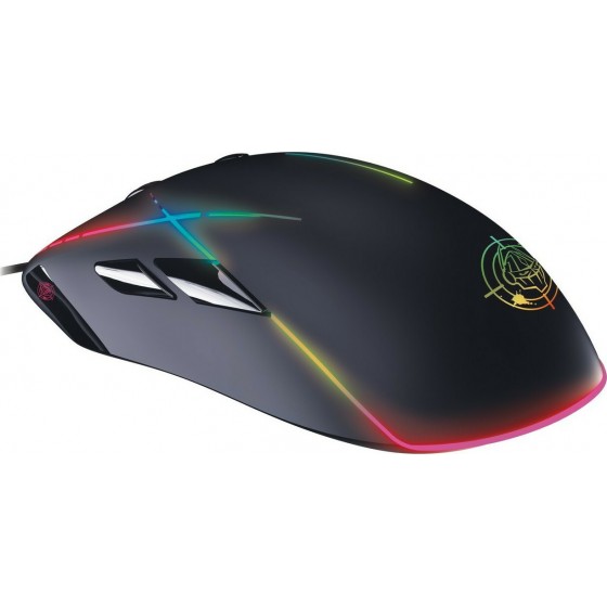 Zeroground KAITO v2.0 RGB Gaming Ποντίκι 6400 DPI Μαύρο ενσύρματο