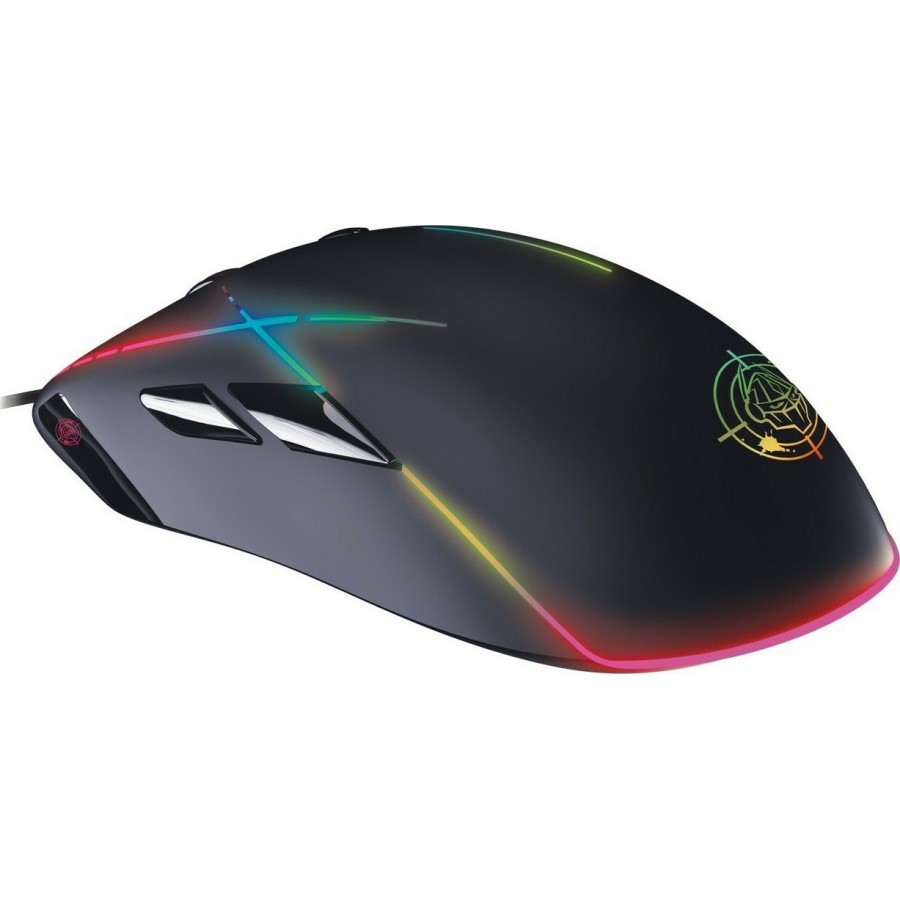 Zeroground KAITO v2.0 RGB Gaming Ποντίκι 6400 DPI Μαύρο ενσύρματο