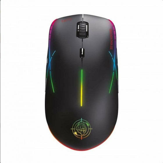 Zeroground KAITO v2.0 RGB Gaming Ποντίκι 6400 DPI Μαύρο ενσύρματο