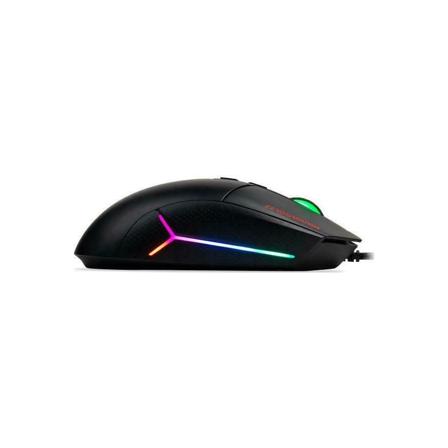 Zeroground MS-4000G Daito RGB Gaming Ποντίκι 10000 DPI Μαύρο Ενσύρματο