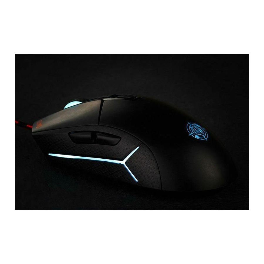 Zeroground MS-4000G Daito RGB Gaming Ποντίκι 10000 DPI Μαύρο Ενσύρματο