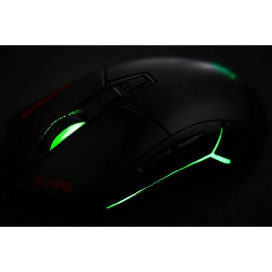 Zeroground MS-4000G Daito RGB Gaming Ποντίκι 10000 DPI Μαύρο Ενσύρματο