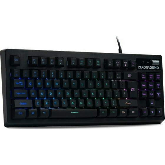 Zeroground KB-1800GUMS Aochi Σετ Gaming Πληκτρολόγιο Tenkeyless με RGB φωτισμό & Ποντίκι (Αγγλικό US)