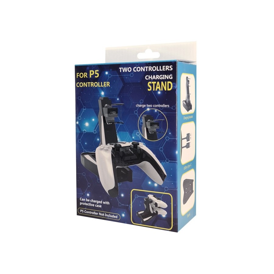 Βάση Φόρτισης 2x DualSense PS5 Μαύρο(AK286C)