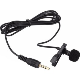 POWERTECH Καλώδιο 3.5mm με ενσωματωμένο clip-on μικρόφωνο, 1.5m(CAB-J034)