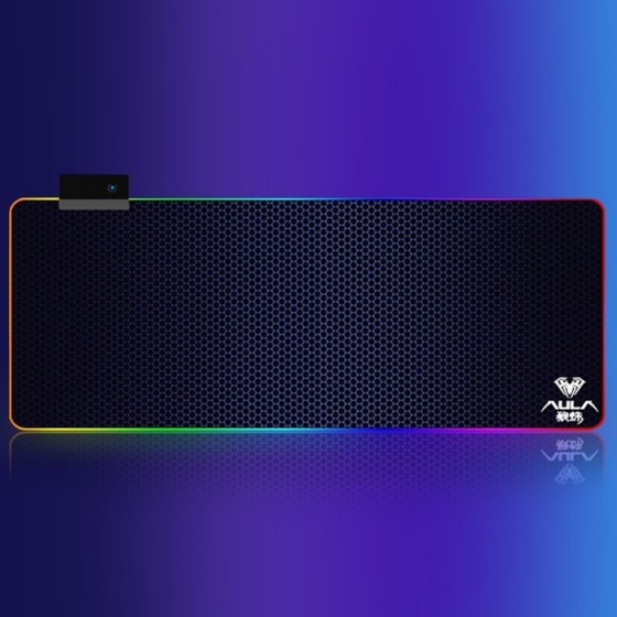 Aula F-X5 Gaming Mouse Pad XXL 800mm με RGB Φωτισμό Μαύρο(17526)