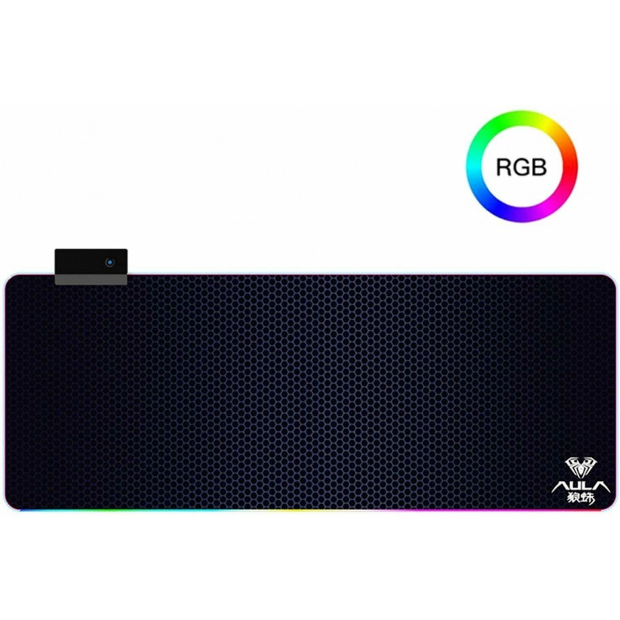 Aula F-X5 Gaming Mouse Pad XXL 800mm με RGB Φωτισμό Μαύρο(17526)